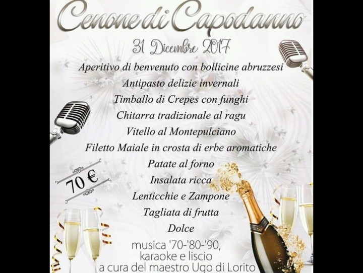 Capodanno Agriturismo Casino di ReMartello Pescara 2025